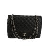 Bolso de mano Chanel  Timeless Maxi Jumbo en cuero granulado acolchado negro - 360 thumbnail