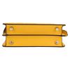 Fendi  Vertigo shoulder bag  in yellow monogram leather - Detail D1 thumbnail