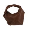 Valentino Garavani  Roman Stud handbag  in brown leather - 360 thumbnail