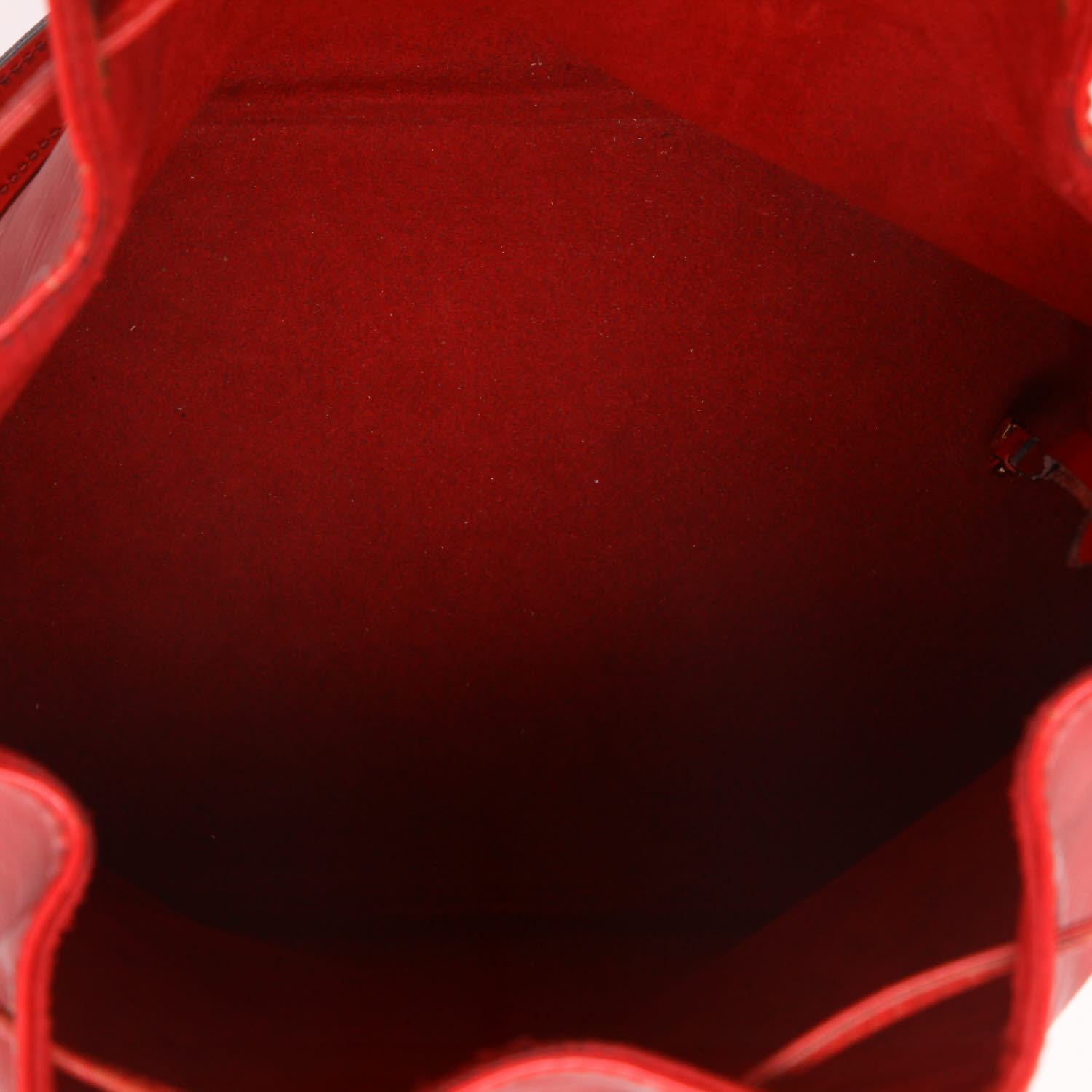 Louis Vuitton  Noé shoulder bag  in red epi leather - Detail D3