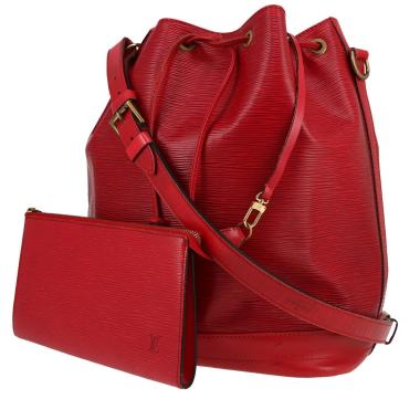 Borsa a spalla Louis Vuitton  Noé in pelle Epi rossa