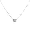 Dinh Van Menottes R10 necklace in white gold and diamonds - 00pp thumbnail