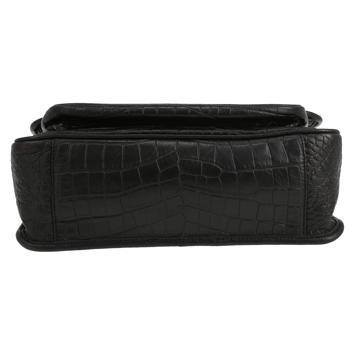 Borsa a tracolla Saint Laurent  Niki modello medio  in pelle nera - Detail D1