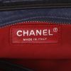 Chanel  Gabrielle  medium model  shoulder bag  in blue quilted leather  and black smooth leather - Detail D2 thumbnail