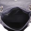 Borsa a tracolla Saint Laurent  Niki modello medio  in pelle blu marino - Detail D3 thumbnail