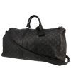 Sac de voyage Louis Vuitton  Keepall 55 en toile monogram gris Graphite et cuir noir - 00pp thumbnail