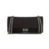 Chanel 2.55 small model  handbag  in grey jersey - 360 thumbnail