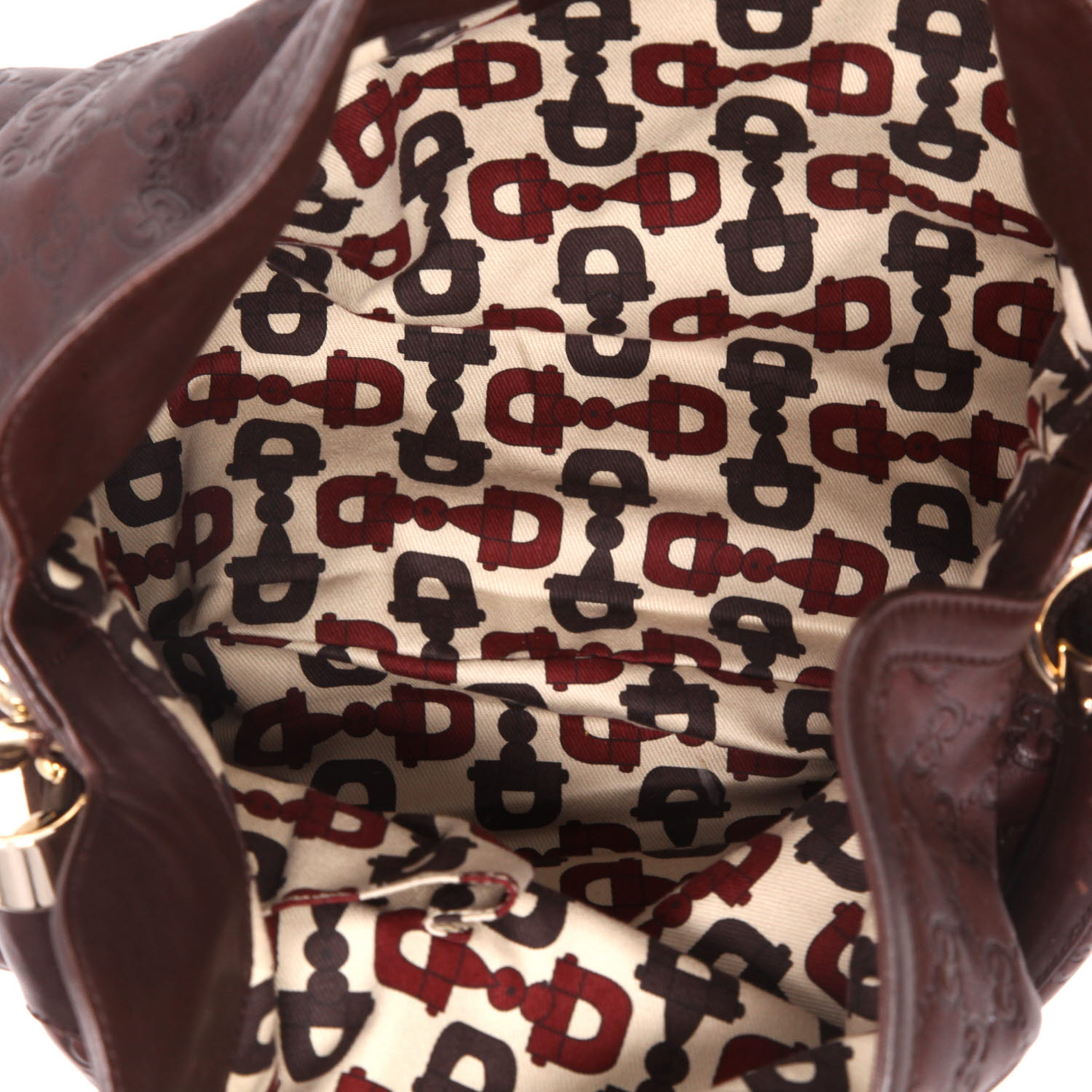 Bolso de mano Gucci  Bamboo en cuero marrón - Detail D3