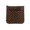 Louis Vuitton  Bosphore Messenger shoulder bag  in ebene damier canvas  and brown leather - 360 thumbnail