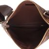 Louis Vuitton  Bosphore Messenger shoulder bag  in ebene damier canvas  and brown leather - Detail D3 thumbnail