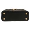 Sac bandoulière Louis Vuitton  Capucines mini  en soie noire et perle dorée - Detail D1 thumbnail