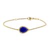 Bracelet Boucheron Serpent Bohème taille S en or jaune, lapis-lazuli et diamants - 00pp thumbnail