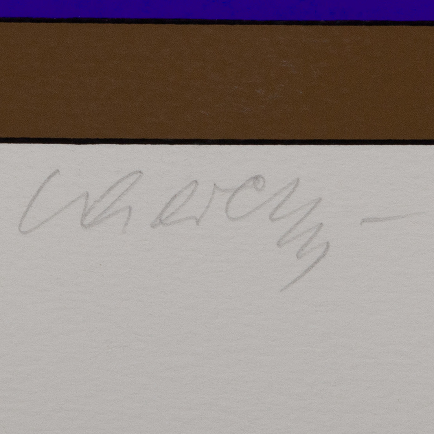 Victor Vasarely (1906-1997), Amir - 1985, Sérigraphie sur papier - Detail D4