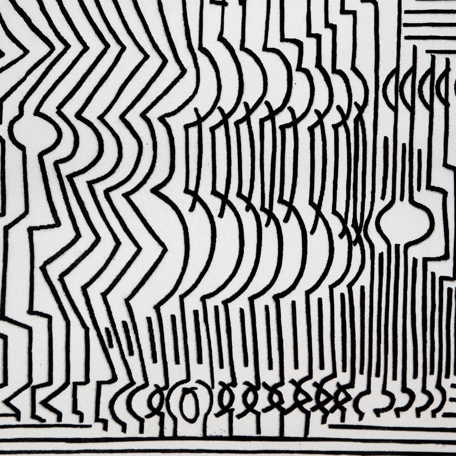 Victor Vasarely (1906-1997), Majus Nai - 1976, Sérigraphie sur papier - Detail D1