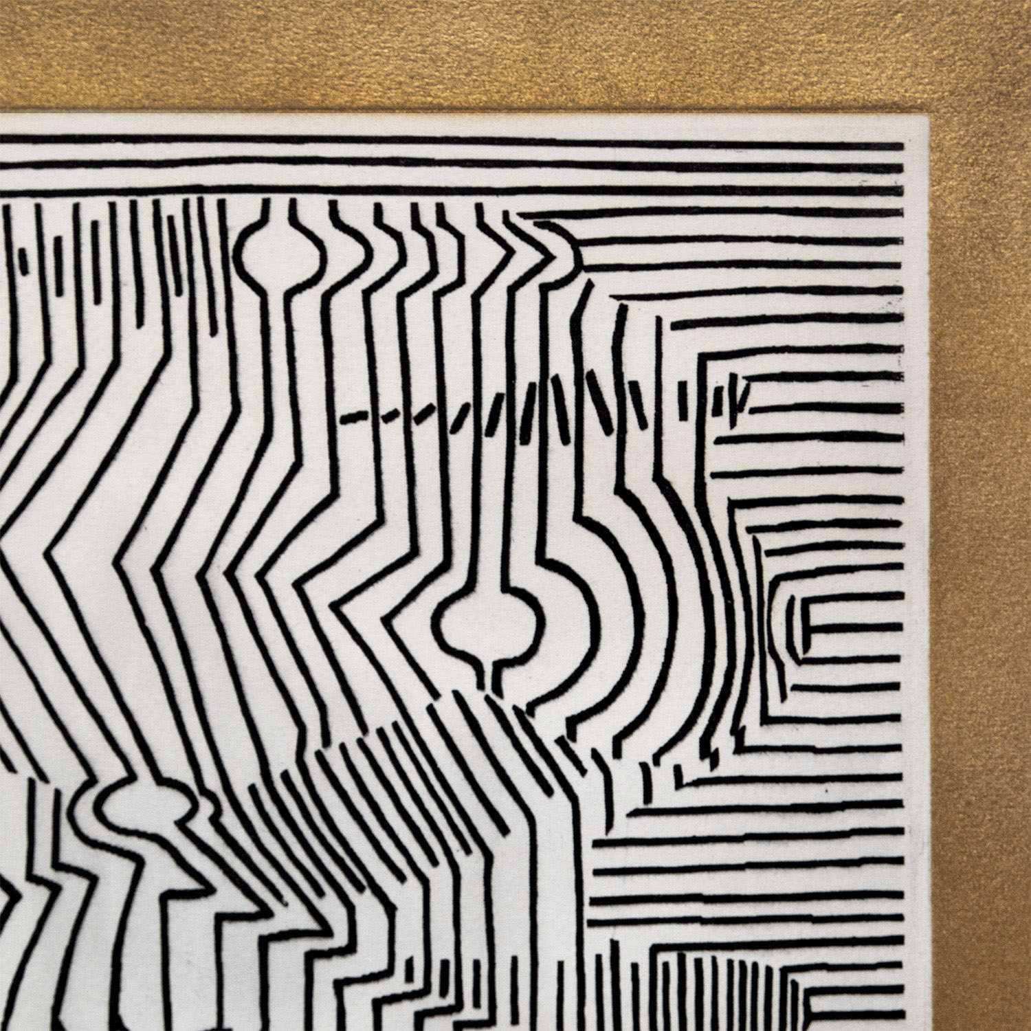 Victor Vasarely (1906-1997), Majus Nai - 1976, Silkscreen on paper - Detail D2