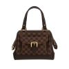 Louis Vuitton  Knightsbridge handbag  in ebene damier canvas  and brown - 360 thumbnail