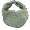 Bottega Veneta  Mini Jodie handbag  in green intrecciato leather - 00pp thumbnail