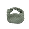 Bottega Veneta  Mini Jodie handbag  in green intrecciato leather - 360 thumbnail