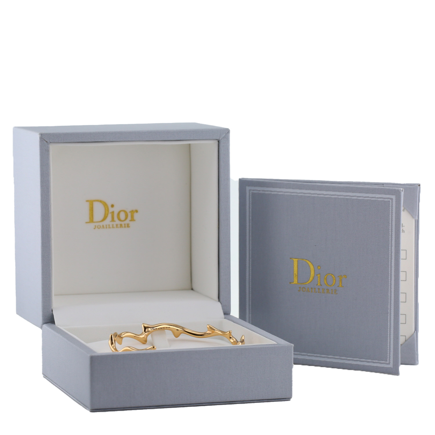 Brazalete redondo rígido Dior Bois de Rose de oro rosa