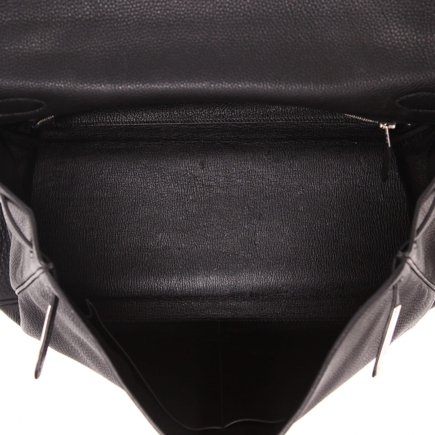Hermès  Kelly 40 cm handbag  in black togo leather - Detail D3