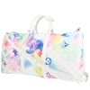 Louis Vuitton  Keepall Editions Limitées travel bag  in multicolor monogram canvas  and white leather - 00pp thumbnail