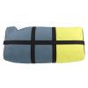 Borsa da viaggio Louis Vuitton  Keepall 50 in pelle monogram nera, bianca gialla e blu - Detail D4 thumbnail
