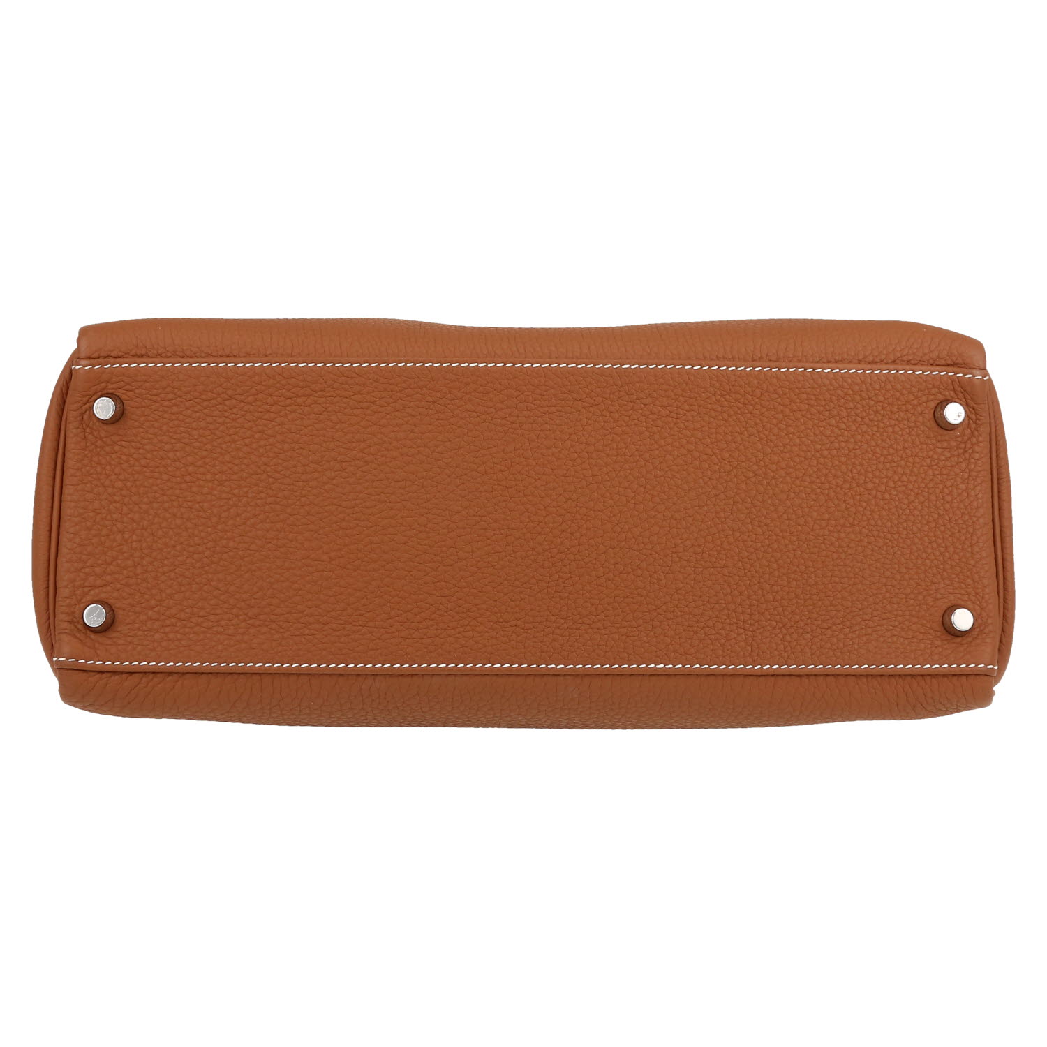 Borsa Hermès  Kelly 35 cm in pelle togo gold - Detail D1