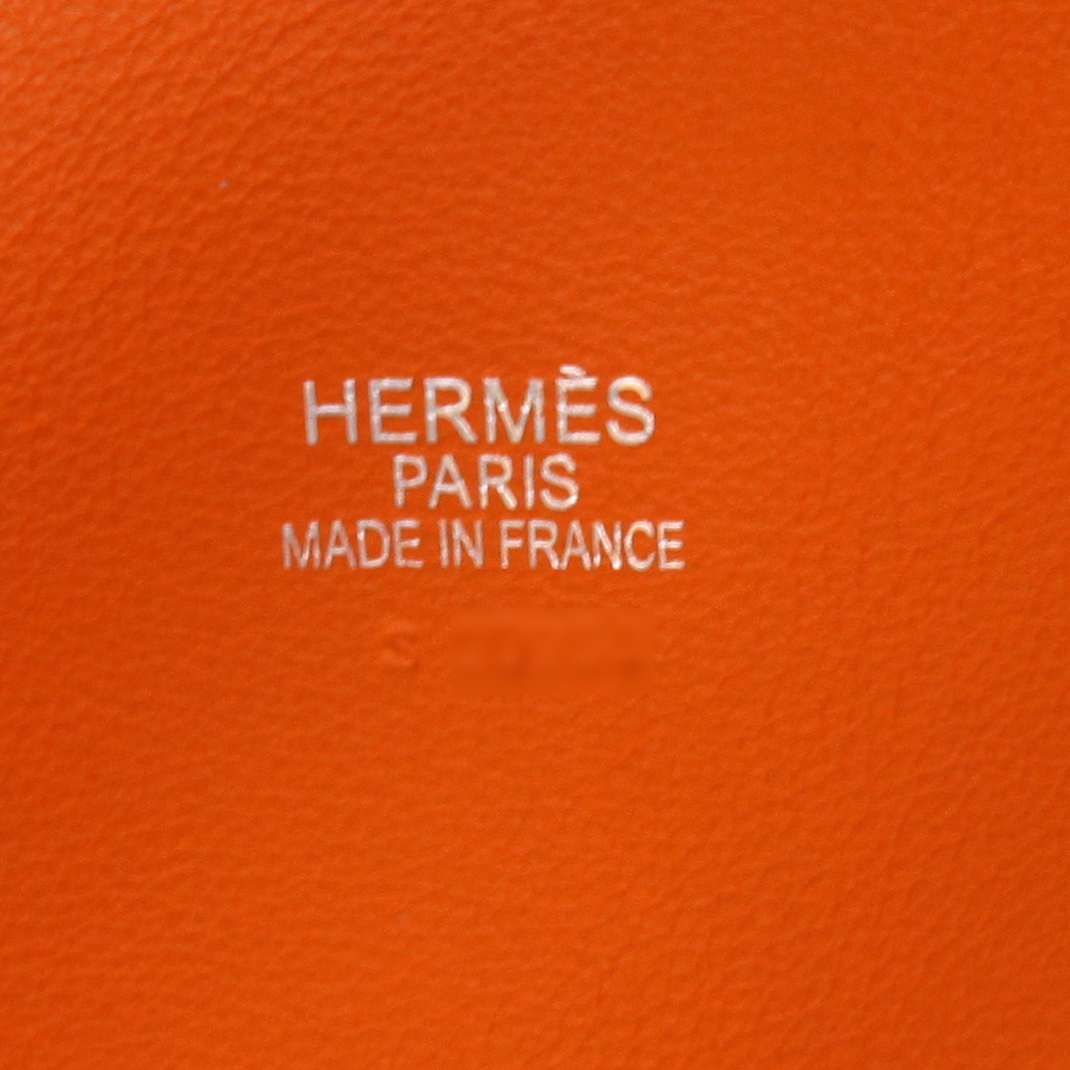 Sac de voyage Hermès  Bolide - Travel Bag en cuir Swift orange - Detail D2