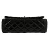 Chanel  Timeless Jumbo handbag  in black patent quilted leather - Detail D1 thumbnail