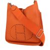 Bolso bandolera Hermès  Evelyne en cuero togo de un tono naranja - 00pp thumbnail