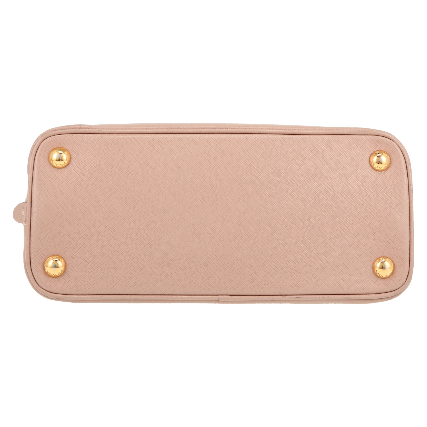 Sac bandoulière Prada  Promenade en cuir saffiano uni-ton rose-poudre - Detail D1