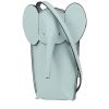 Bolso bandolera Loewe  Elephant Pocket en cuero azul claro - 00pp thumbnail