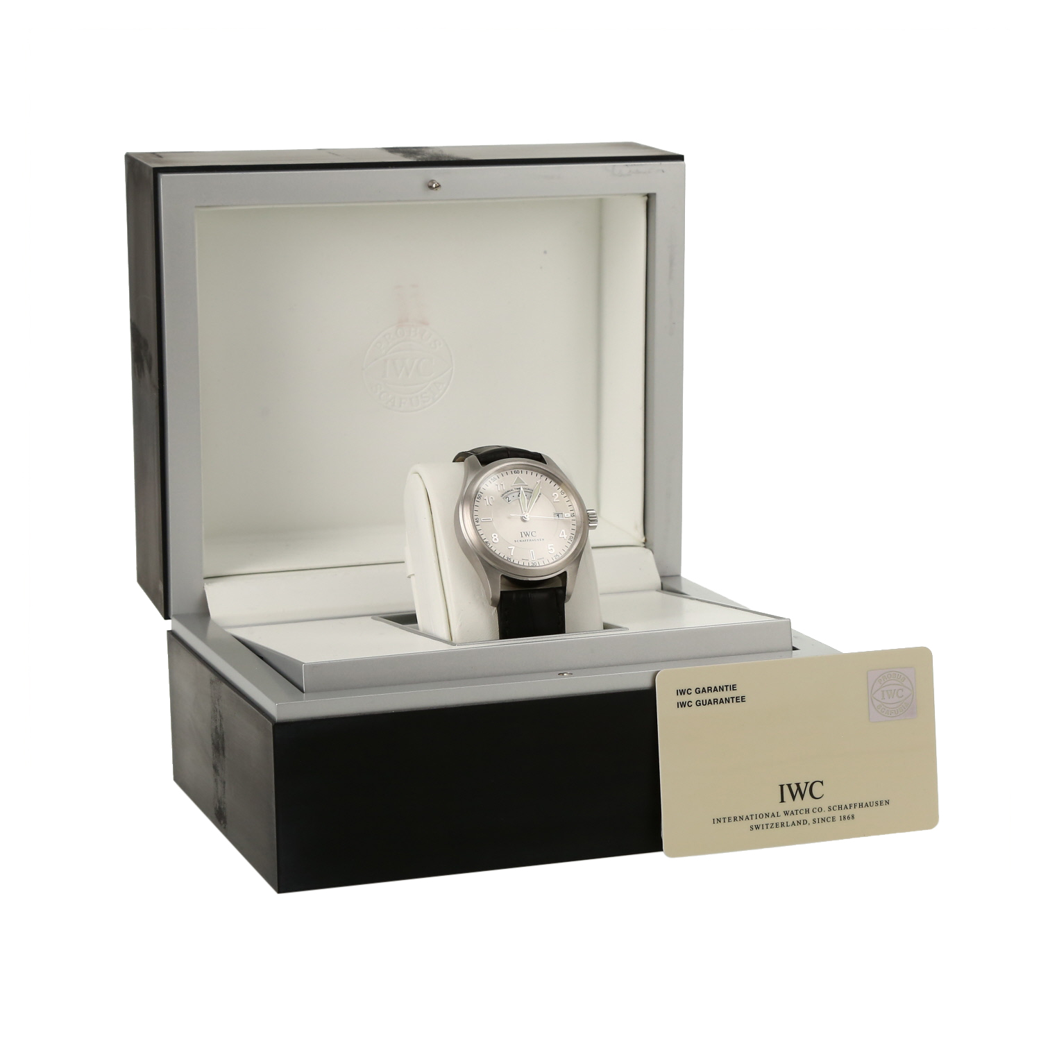 IWC Pilot's Watches UTC  in stainless steel Ref: IWC - 3251  Circa 2012 - Detail D2