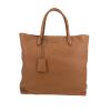 Shopping bag Prada  Daino in pelle martellata marrone - 360 thumbnail