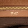 Prada  Daino shopping bag  in brown grained leather - Detail D2 thumbnail