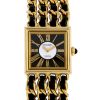Reloj Chanel Mademoiselle de oro amarillo y cuero Circa 2000 - 00pp thumbnail