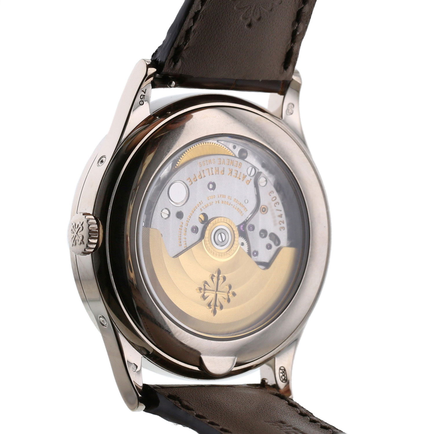 Montre Patek Philippe Annual Calendar en or blanc Ref: Patek Philippe - 5396  Vers 2010 - Detail D3