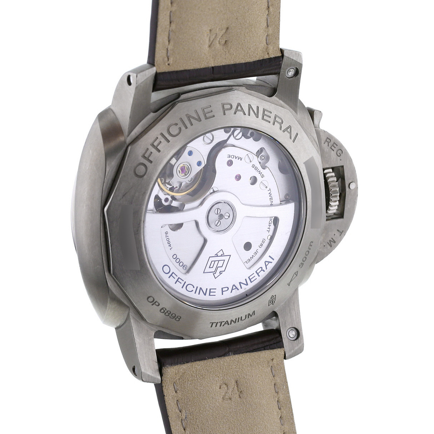 Montre Panerai Luminor Marina 1950 3 Days en titane Ref: PAM00351 Vers 2017 - Detail D3
