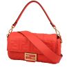 Fendi  Baguette handbag  in red leather - 00pp thumbnail