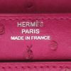Hermès  1938 wallet  in pink ostrich leather - Detail D2 thumbnail