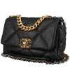 Chanel  19 shoulder bag  in black quilted leather - 00pp thumbnail