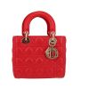 Dior  My ABCDIOR small model  handbag  in red leather cannage - 360 thumbnail