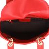 Dior  My ABCDIOR small model  handbag  in red leather cannage - Detail D3 thumbnail