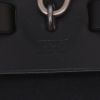 Bolso bandolera Hermès  Herbag en lona negra y cuero negro - Detail D2 thumbnail