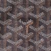 Sac cabas Goyard  Saint-Louis en toile Goyardine noire et cuir marron - Detail D2 thumbnail