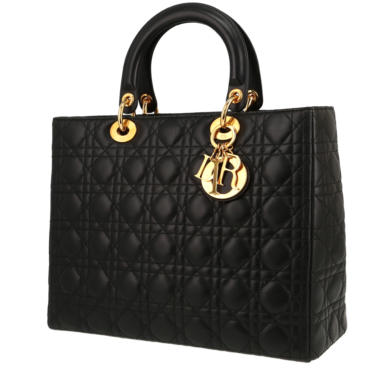 Christian Dior Book Tote Bag Mesh Black Large | Glam Bags