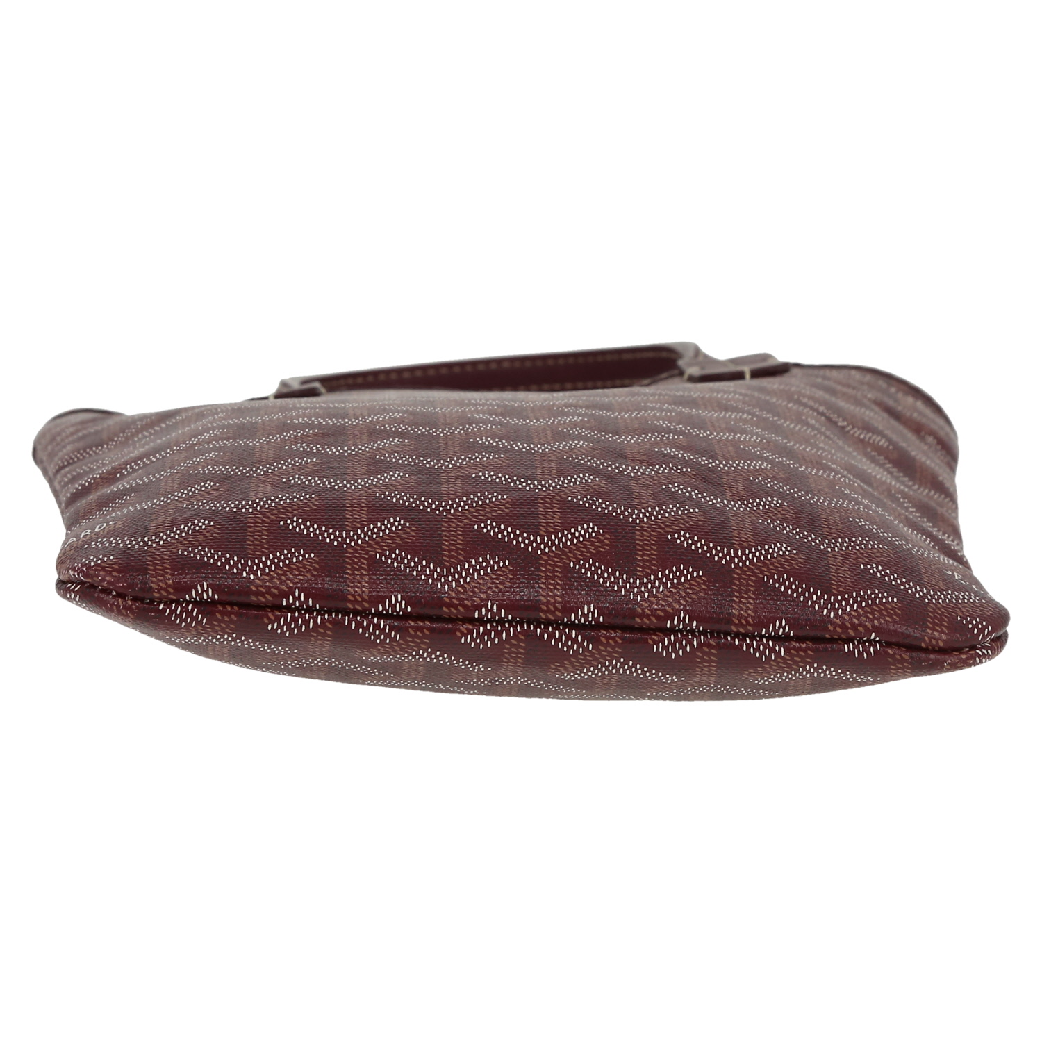 Sac à main Goyard  Poitiers en toile Goyardine bordeaux et cuir bordeaux - Detail D1