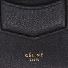 Celine  Trotteur shoulder bag  in black grained leather - Detail D2 thumbnail