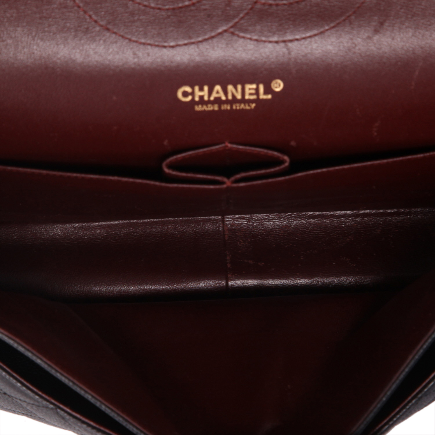 Borsa Chanel Timeless Jumbo in pelle martellata nera - Detail D3