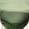 Bolso de mano Hermès  Kelly 28 cm en cuero Evergrain Vert Criquet - Detail D3 thumbnail